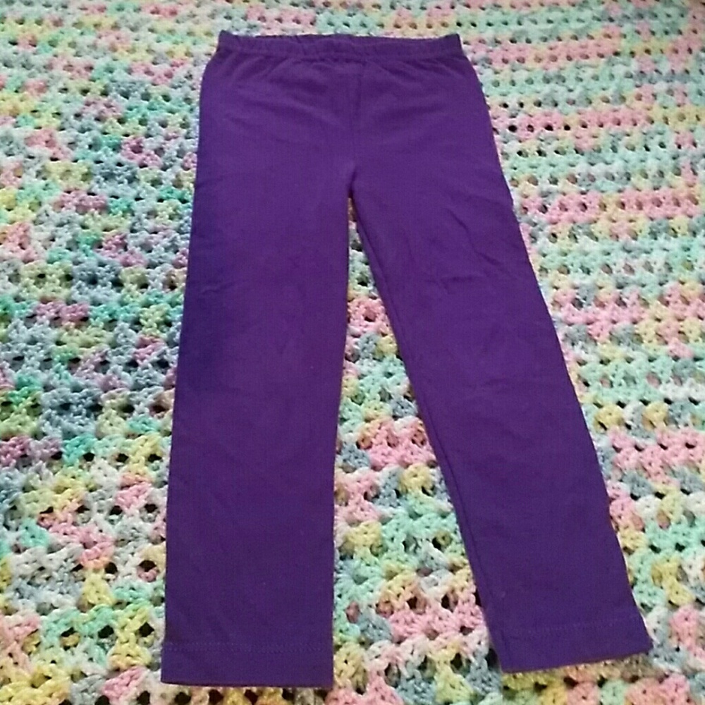 Purple leggings